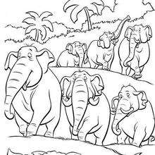 Elephant Squadron Coloring Pages 220x220 Elephant Squadron Coloring Pages