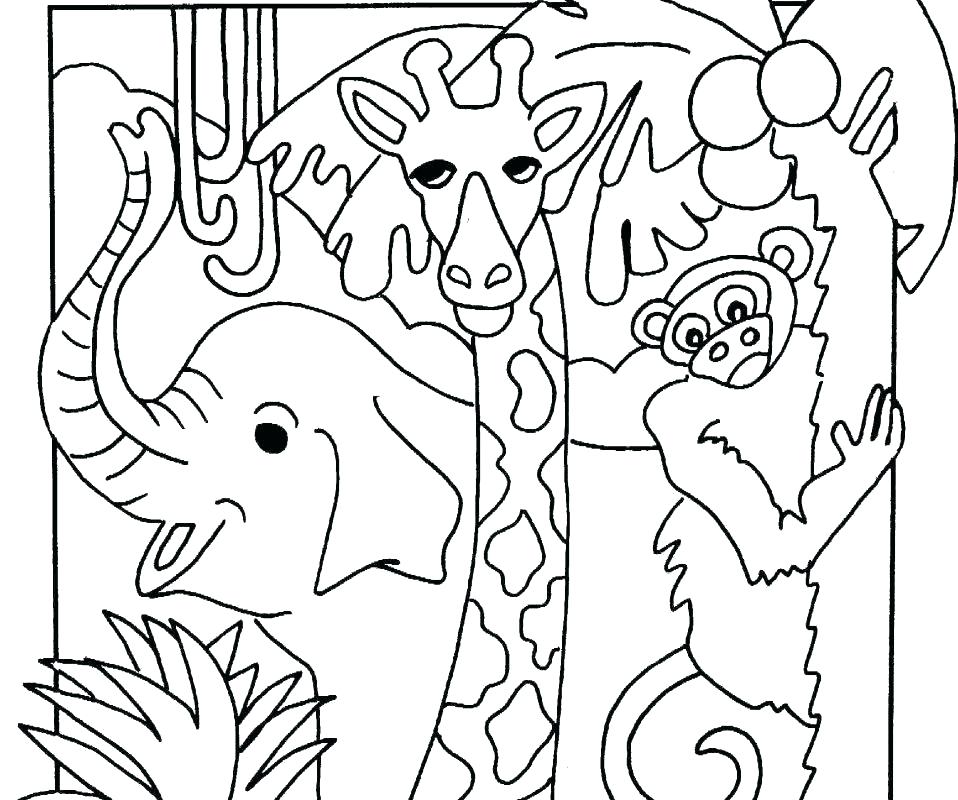 958x800 Coloring Pages Jungle Jungle Printable Coloring Pages Shoot