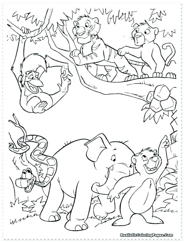 Jungle Book Coloring Page Jungle Printable Coloring Pages Free 618x813 Jungle Book Coloring Page Jungle Printable Coloring Pages Free