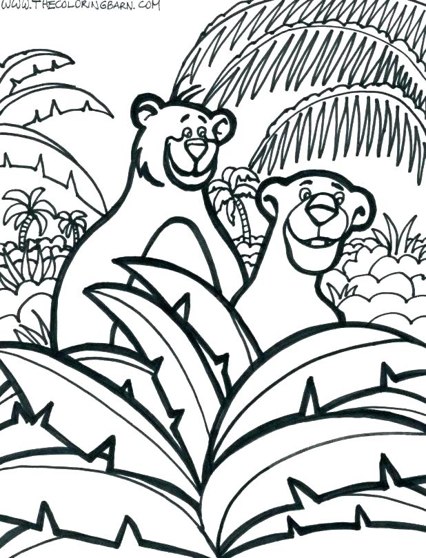 Jungle Coloring Page Jungle Book Coloring Page Jungle Printable 618x810 Jungle Coloring Page Jungle Book Coloring Page Jungle Printable