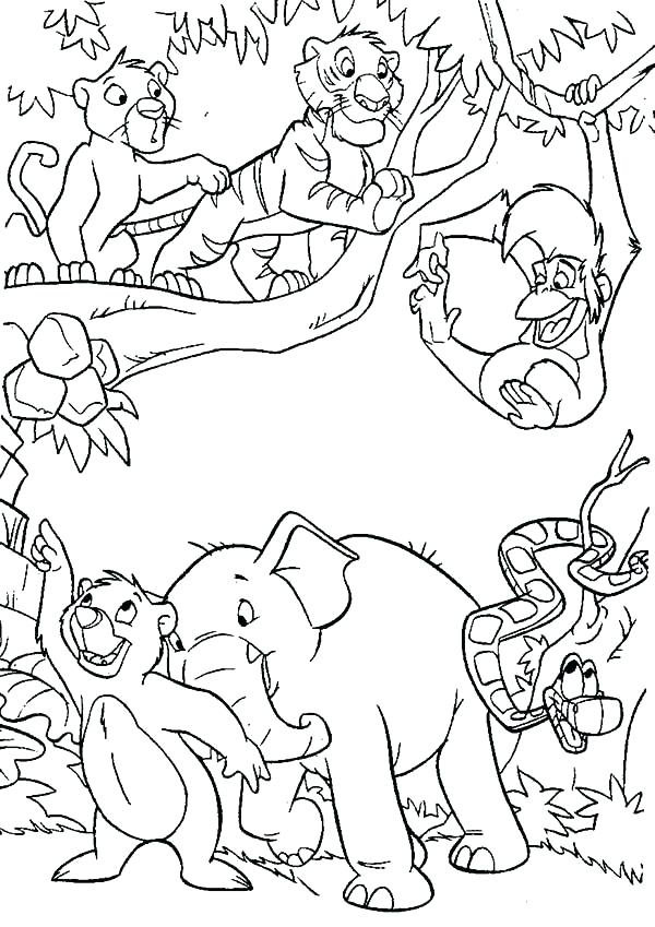 Jungle Junction Coloring Pages 600x849 Jungle Junction Coloring Pages
