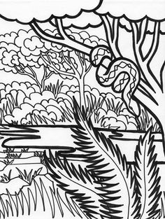 236x313 Jungle Coloring Sheets Coloring Page Jungle Scene Coloring Page