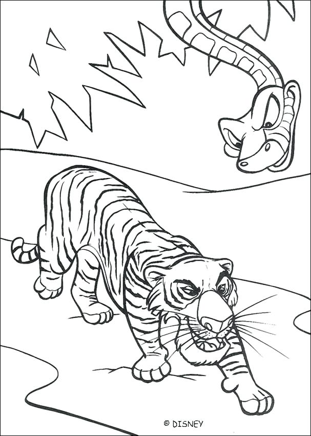 607x850 Jungle Coloring Sheets Is Dancing The Jungle Book Coloring Page