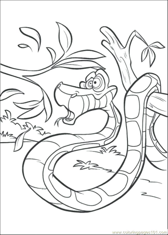 650x912 Kaa Coloring Page Free The Jungle Book Coloring Pages Kaa Coloring