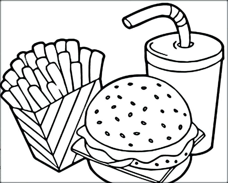 904x724 Food Coloring Pages Junk Food Coloring Pages Food Coloring Pages