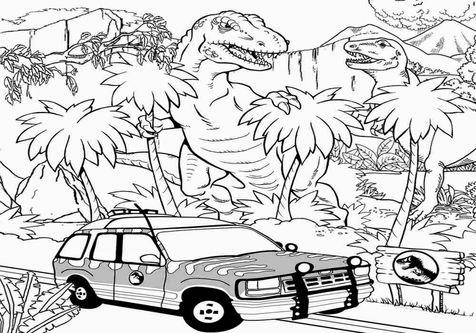Jurassic World Dinosaur Coloring Page Image Clipart Images 476x333 Jurassic World Dinosaur Coloring Page Image Clipart Images