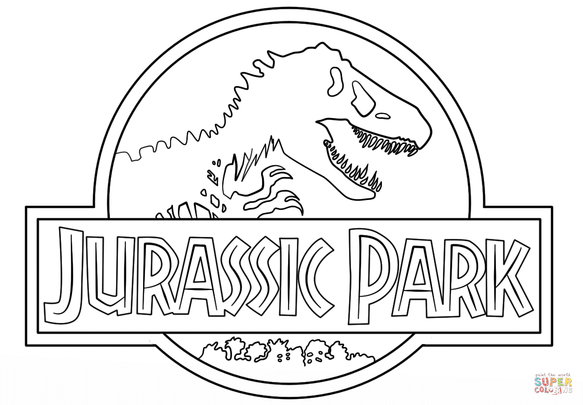 Jurassic Park Coloring Pages 1186x824 Jurassic Park Coloring Pages