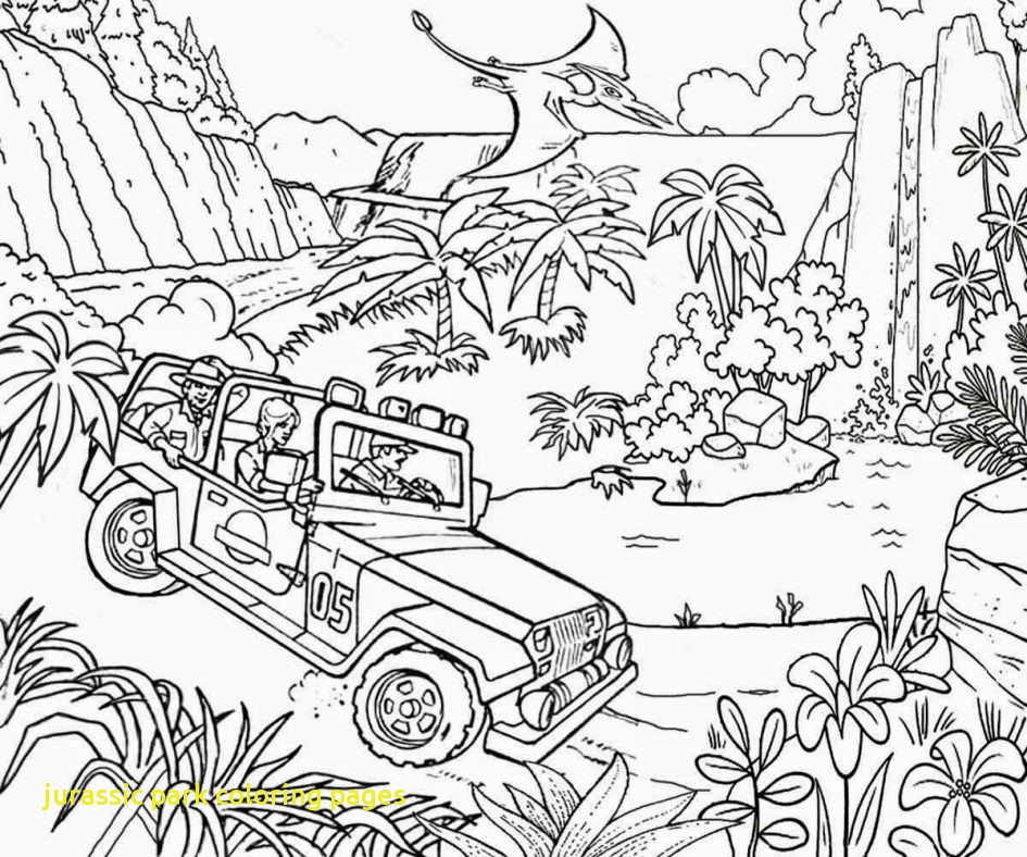 945x788 Jurassic Park Coloring Pages With Winsome Design Jurassic Park