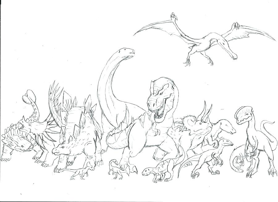 900x654 Jurassic Park Spinosaurus Coloring Pages