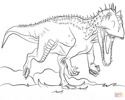 400x322 Indominus Rex Coloring Pages Page Image Clipart Images