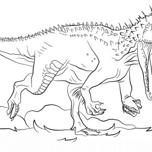 300x300 Jurassic World Coloring Pages Online Fresh Colouring Pages