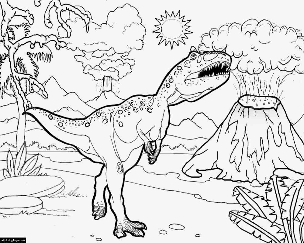 T Rex Coloring Pages Jurassic World Page Ecoloringpage Com 1000x800 T Rex Coloring Pages Jurassic World Page Ecoloringpage Com