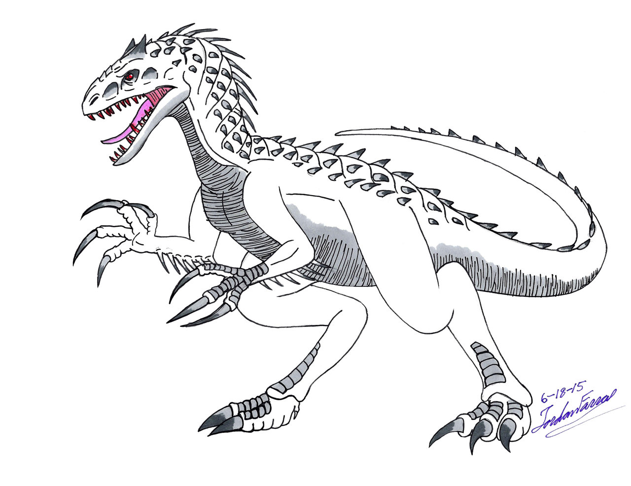 Indominus Rex Coloring Pages 1280x986 Indominus Rex Coloring Pages