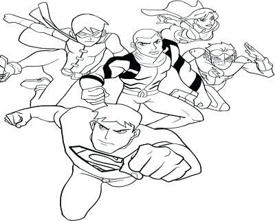 Justice League Coloring Pages Young Justice Coloring Pages Best 400x322 Justice League Coloring Pages Young Justice Coloring Pages Best