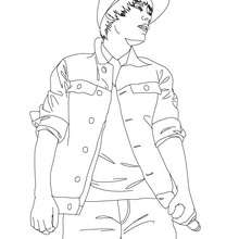 Justin Bieber Coloring Pages 220x220 Justin Bieber Coloring Pages