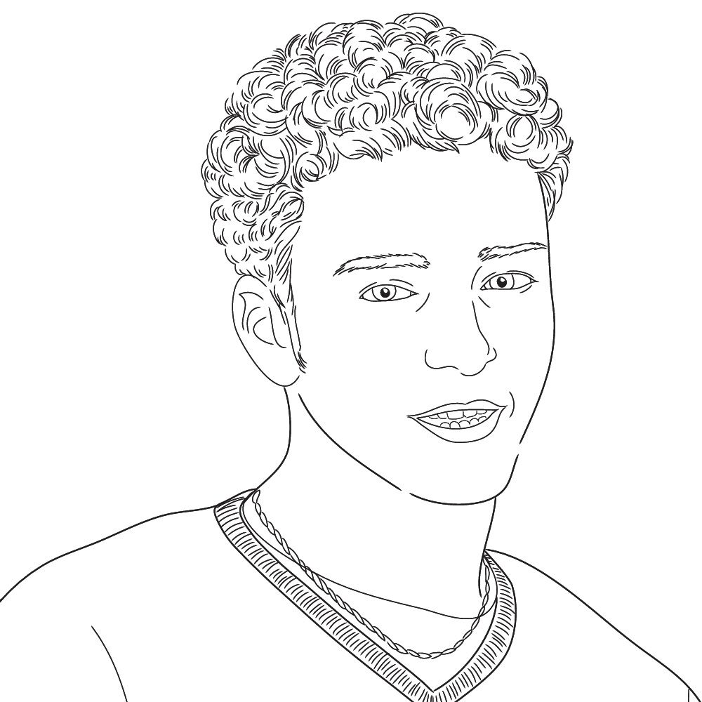 Justin Timberlake Coloring Page Coloring Pages For Adults 1000x1000 Justin Timberlake Coloring Page Coloring Pages For Adults