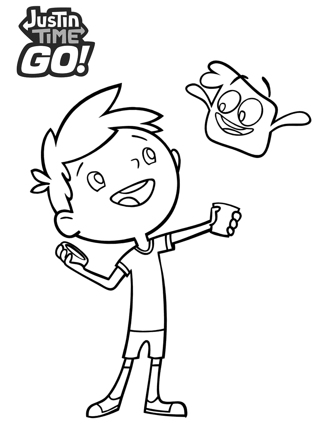 Justin Time Colouring Pages Justin And Squidgy 1024x1400 Justin Time Colouring Pages Justin And Squidgy
