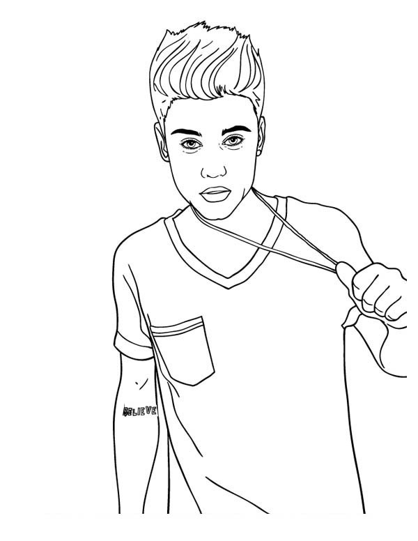 Free Justin Bieber Coloring Pages Justin Bieber Coloring Pages 600x776 Free Justin Bieber Coloring Pages Justin Bieber Coloring Pages