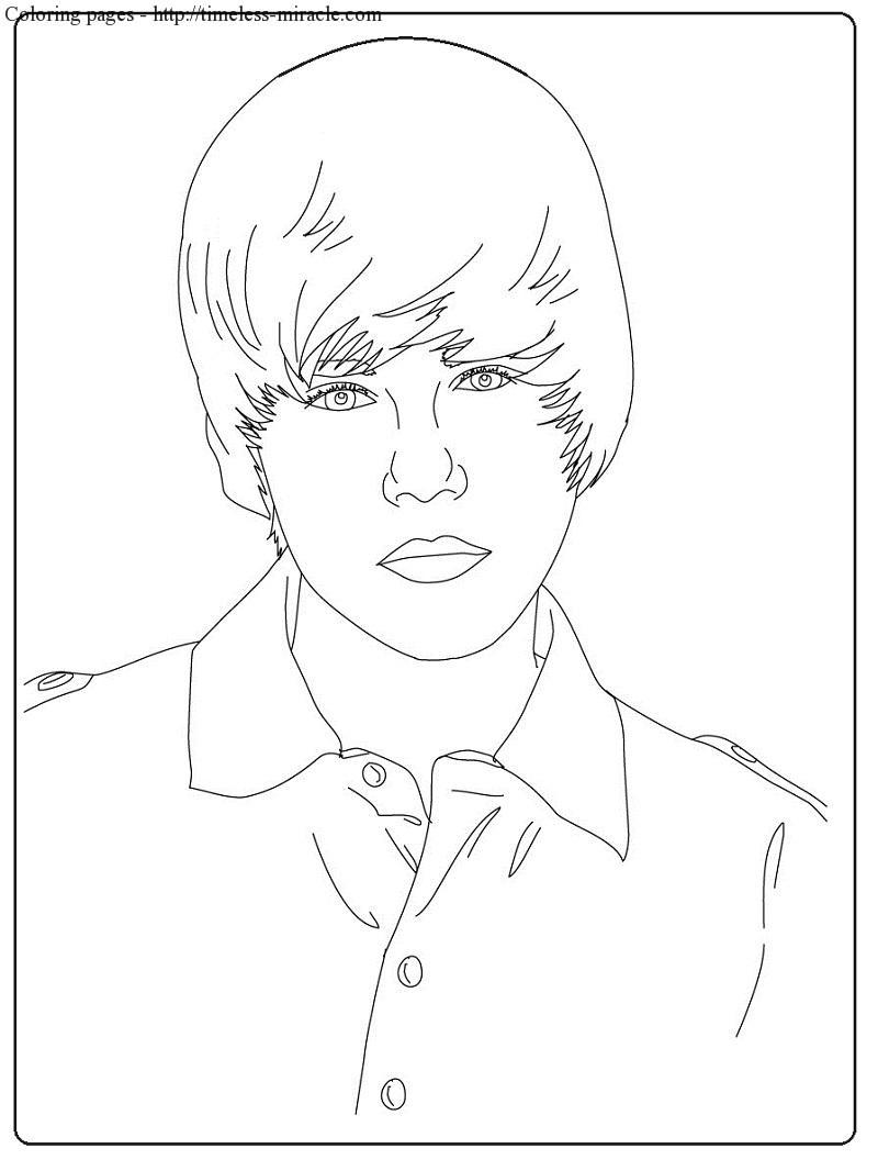 Justin Bieber Coloring Pages 800x1066 Justin Bieber Coloring Pages