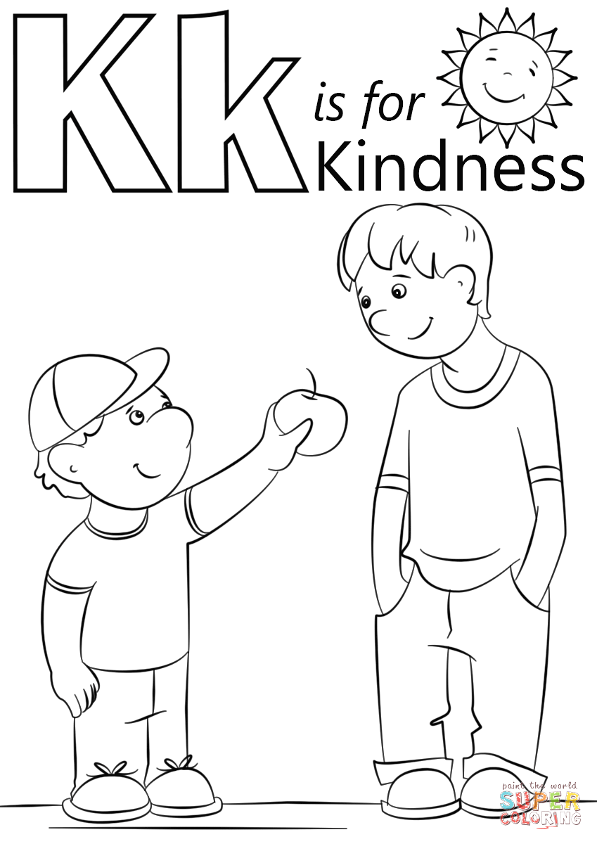 849x1200 Magnificent Letter K Coloring Pages With Kite Learning And
