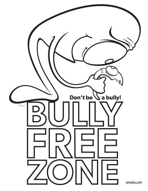 Stop Bullying Coloring Pages 612x792 Stop Bullying Coloring Pages