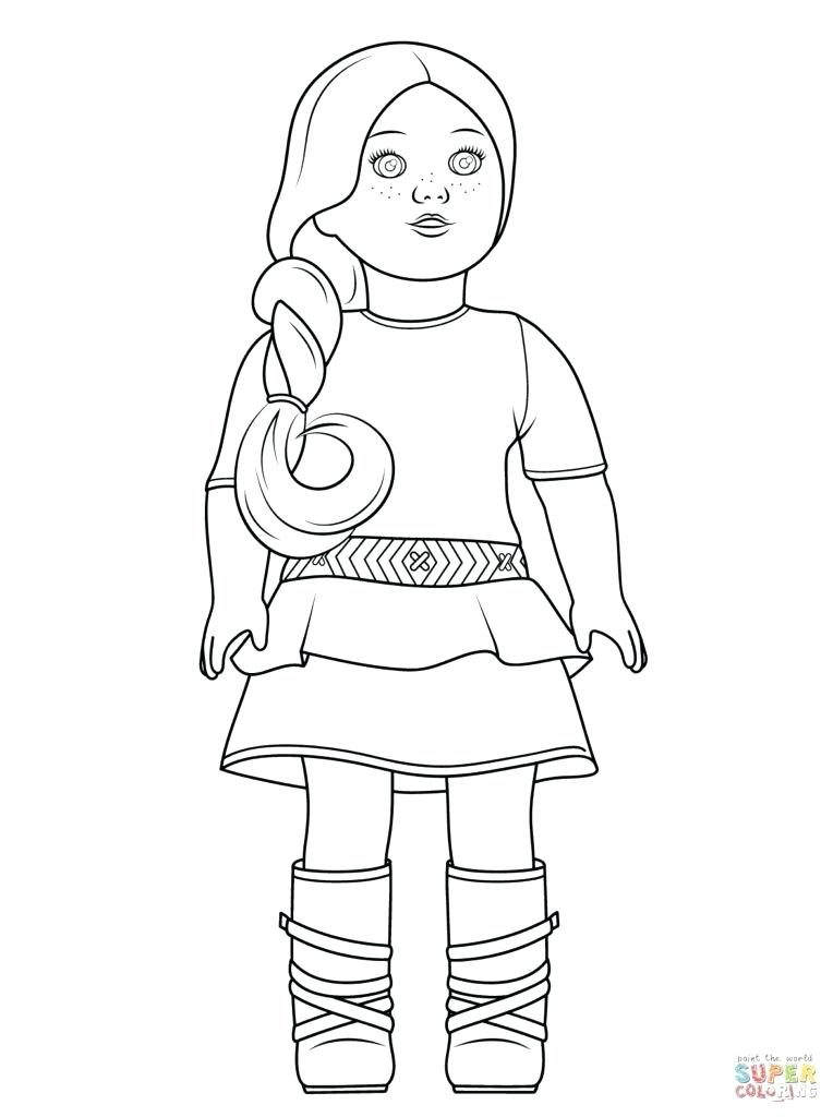 764x1024 Doll Coloring Sheets Girl Doll Coloring Page In Pages And Ugly