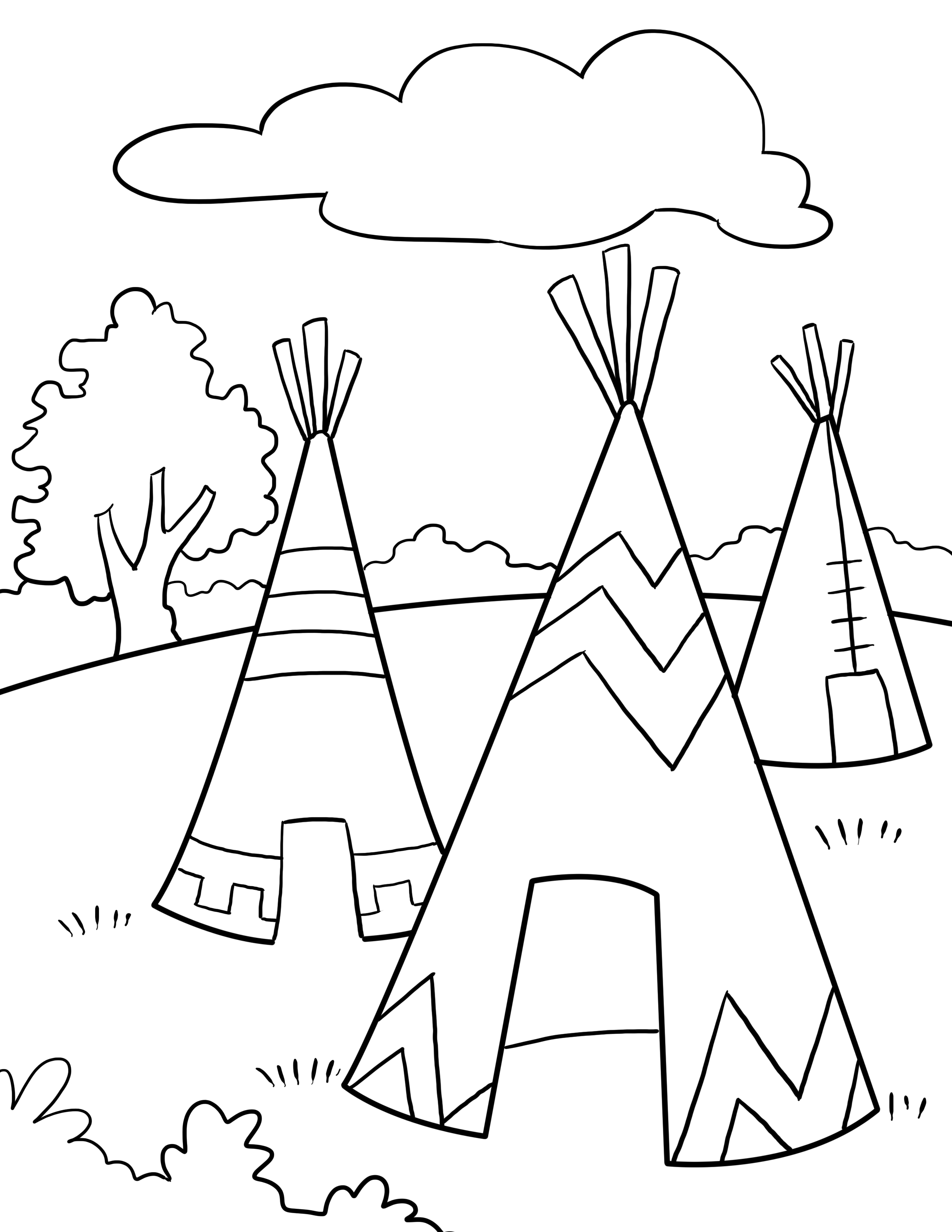 2550x3300 Engaging Native American Coloring Sheets Colouring In Pretty