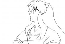 220x150 Inuyasha Coloring Pages