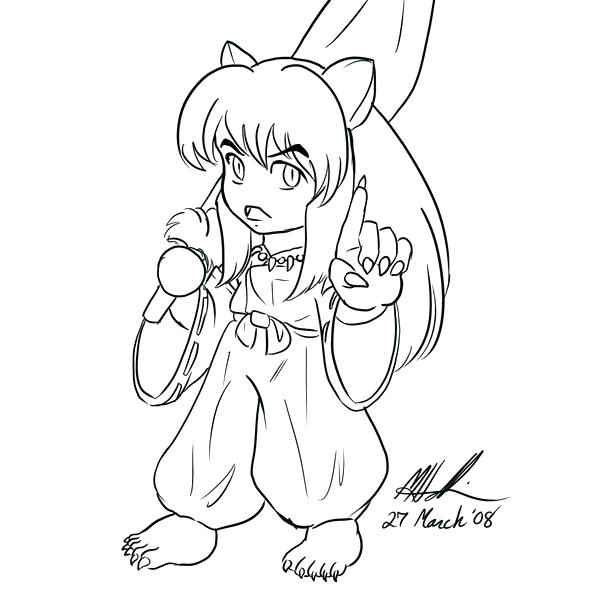 600x600 Inuyasha Coloring Pages Images Of Coloring Pages Anime Inuyasha
