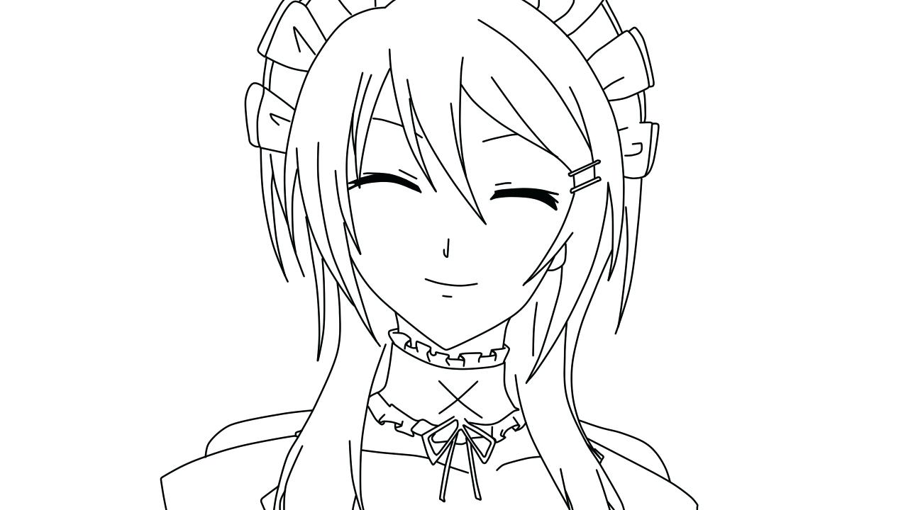 1280x720 Coloring Page Inuyasha Coloring Pages. Inuyasha Coloring Pages