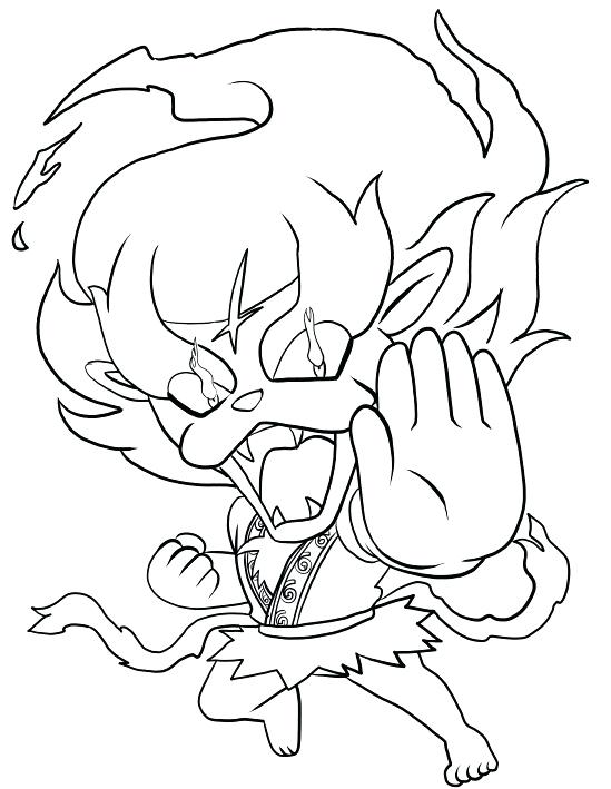 549x709 Yo Kai Coloring Pages Stock Blazion Of Yo Kai Watch Coloring Pages