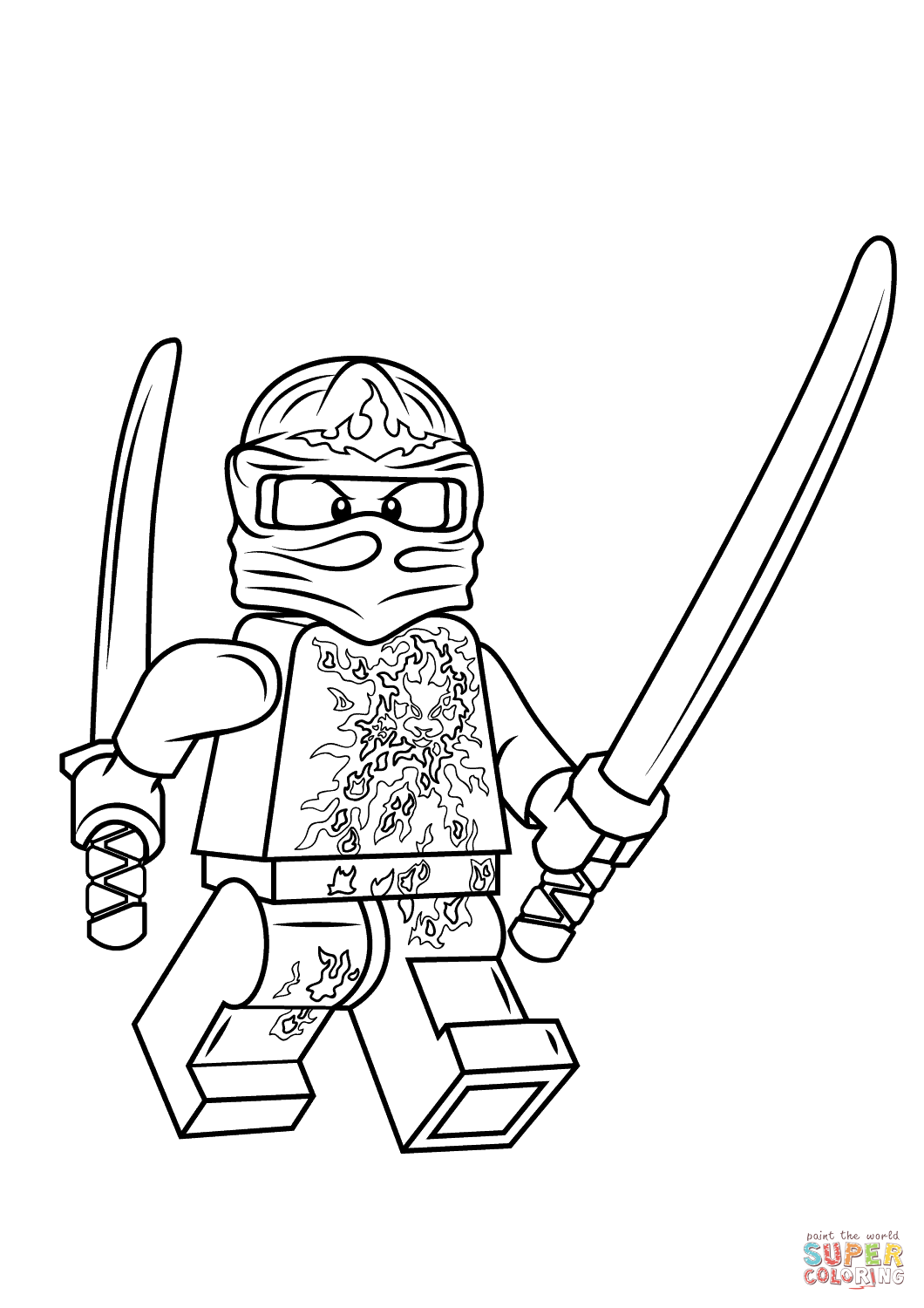 1060x1500 Lego Ninjago Kai Nrg Coloring Page Free Printable Coloring Pages