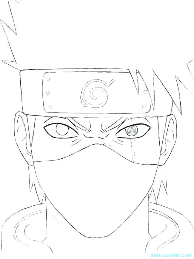 Coloriage Kakashi Hatake Naruto Jecoloriecom Images