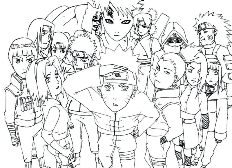 800x580 Coloring Pages Of Naruto Awesome Coloring Page Naruto Coloring