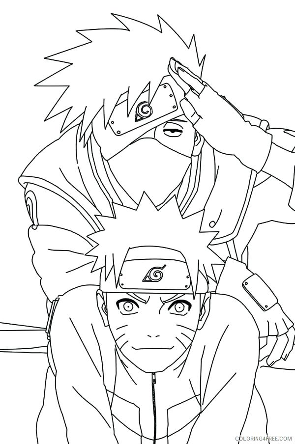 600x904 Kakashi Coloring Pages Coloring Pages With Kakashi Hatake Coloring