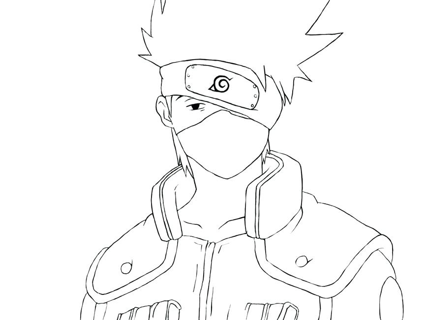Kakashi Coloring Pages Printable Coloring Pages