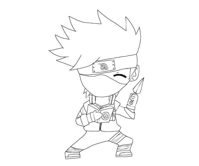 800x667 Kakashi Coloring Pages Printable Kakashi Hatake 10 Coloring Page