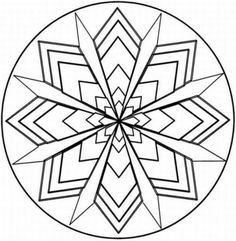 Kaleidoscope Coloring Pages