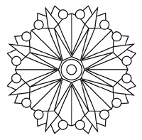 Kaleidoscope Coloring Pages at GetColorings.com | Free printable ...