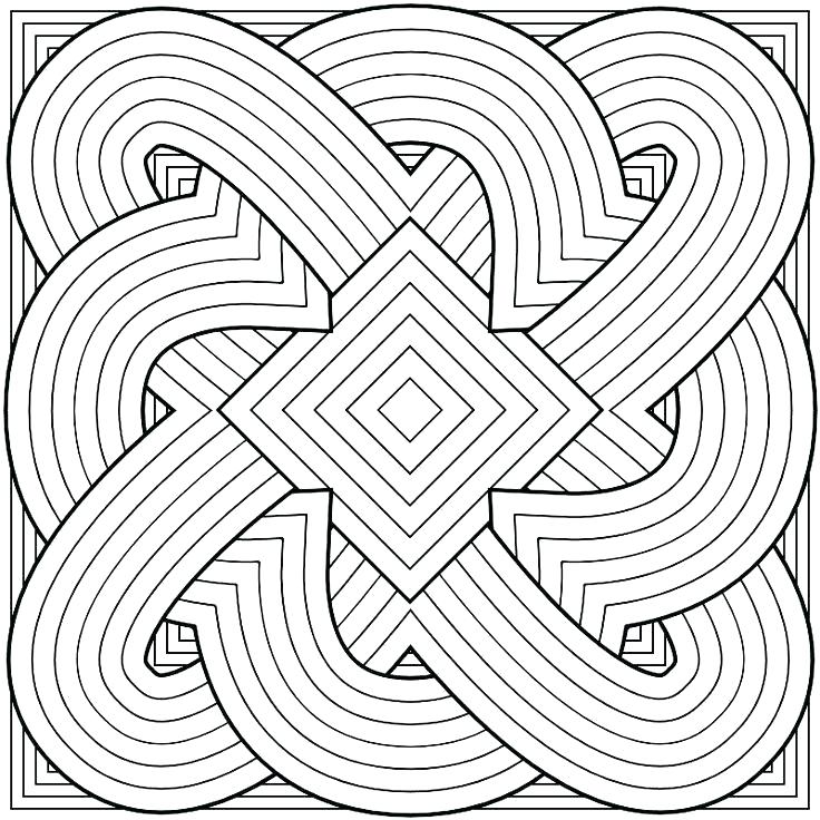 736x736 Kaleidoscope Coloring Pages 97 Packed With Kaleidoscope Coloring