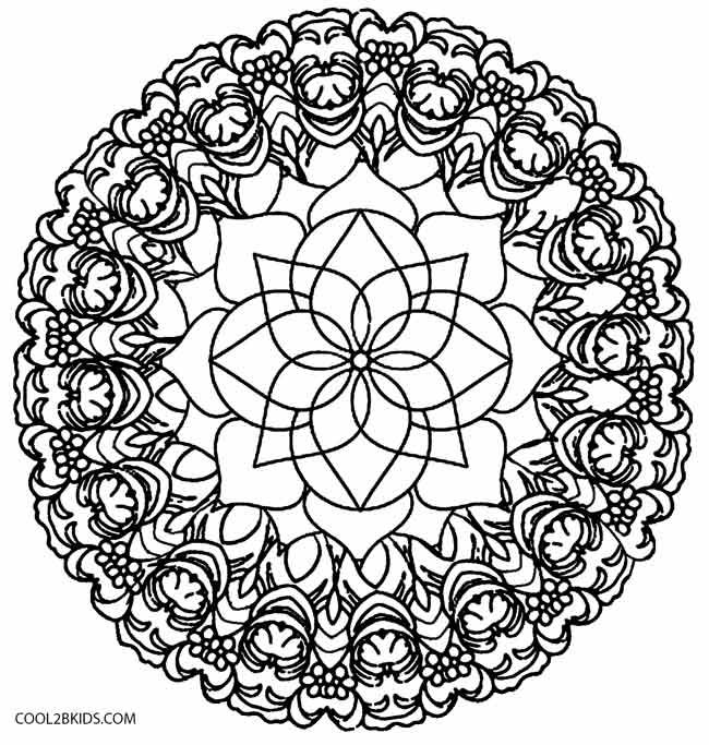 650x683 Printable Kaleidoscope Coloring Pages For Kids Cool2bkids