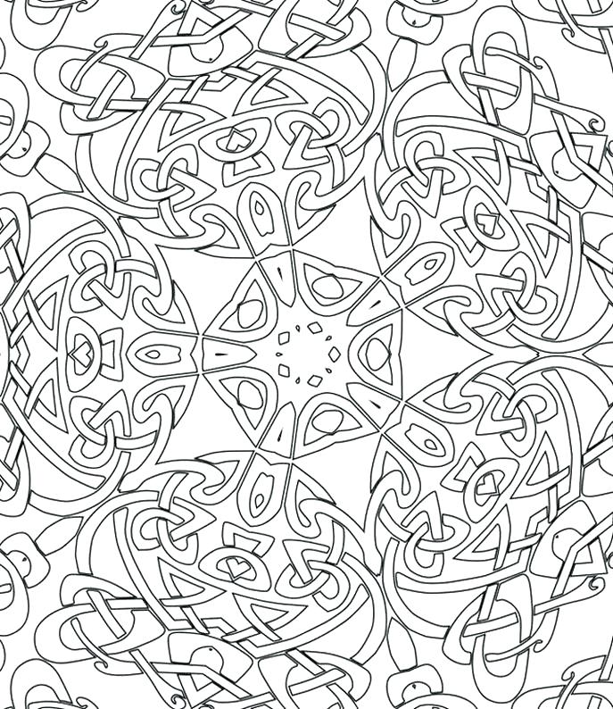 687x794 Geometric Coloring Sheets Printable Geometry Coloring Pages New