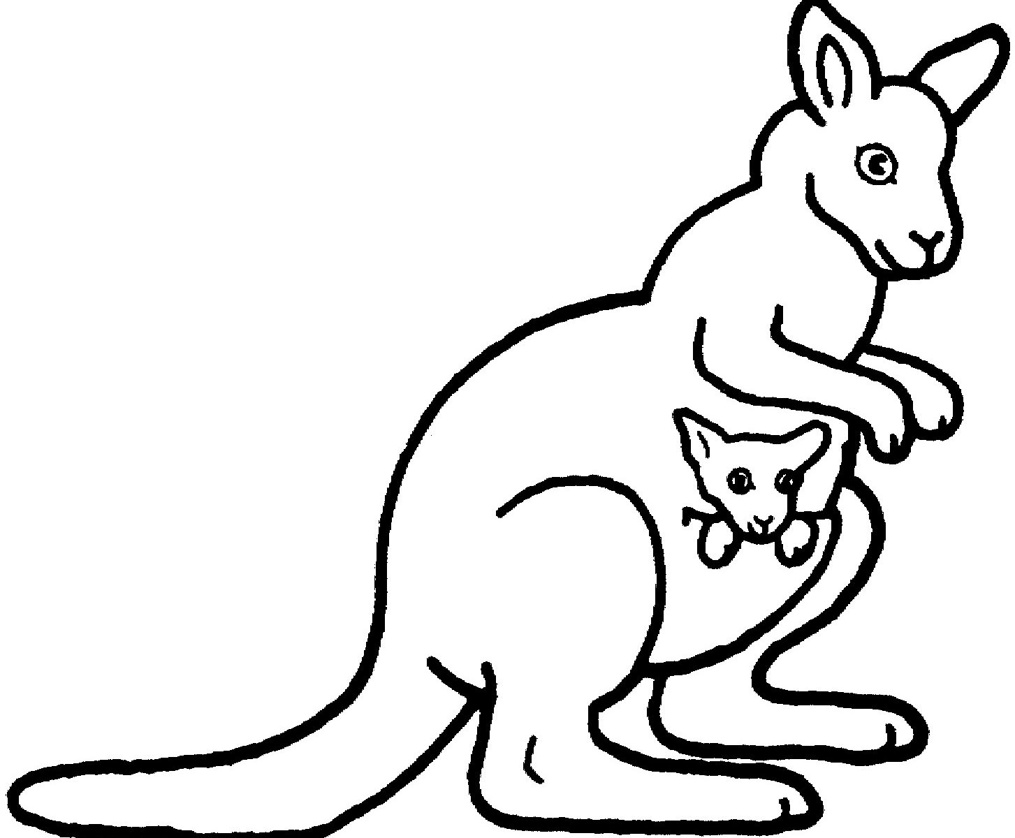 Perfect Kangaroo Coloring Pages With Joey Animals Free Printable 1453x1200 Perfect Kangaroo Coloring Pages With Joey Animals Free Printable