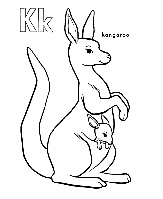 670x820 Kangaroo Coloring Page Luxury Free Printable Kangaroo Coloring
