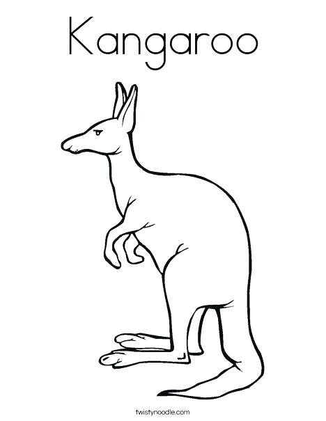 468x605 Kangaroo Coloring Pages Tree Kangaroo Coloring Pages Printable