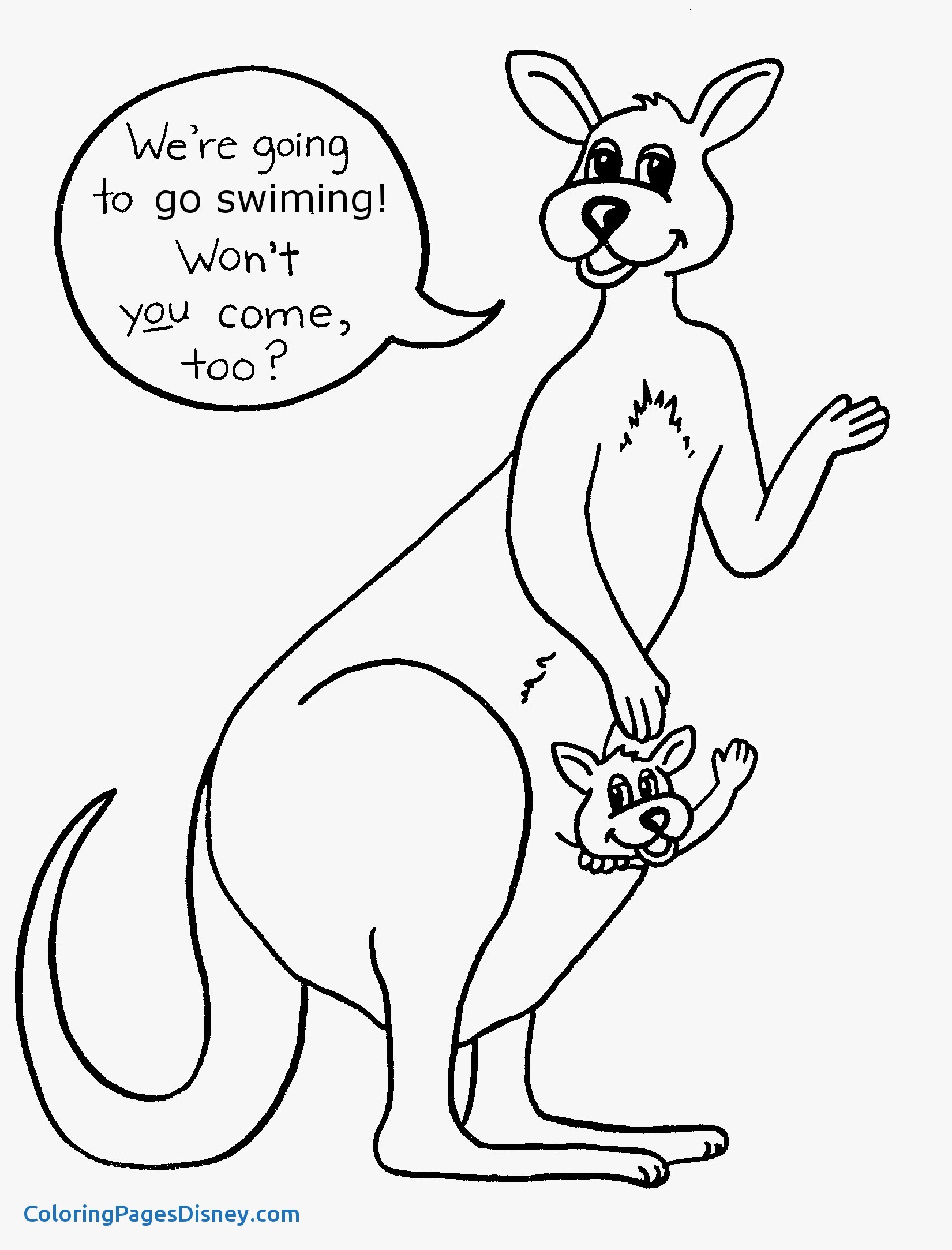 1650x2166 Kangaroos Coloring Pages Lovely Kangaroo Coloring Page Coloring