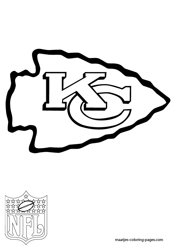 595x842 6 Images Of Kansas City Chiefs Coloring Pages Printable