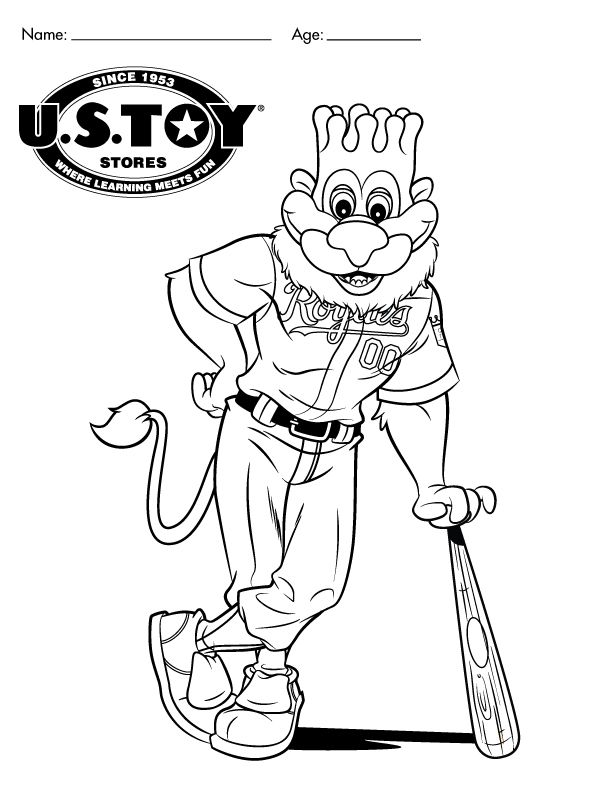Kansas City Royals Coloring Pages