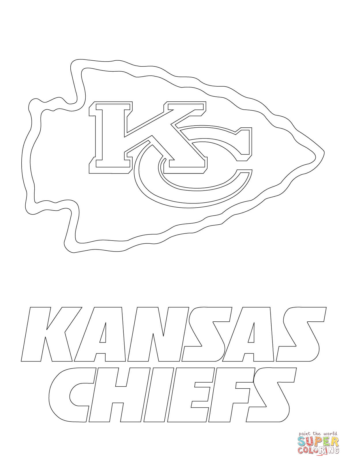 1200x1600 Kansas City Chiefs Coloring Pages Newyork