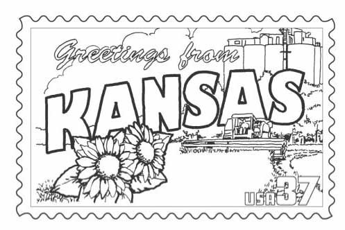 497x332 Usa Map Coloring Page New Kansas State Flower Coloring Page
